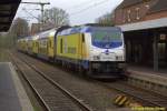 246 009  10 Jahre metronom  mit RE 5 in Stade Richtung Cuxhaven am 23.04.2015