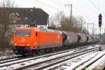 Arcelor Mittal 145-CL-002 mit Staubgutwagenzug Wunstorf Richtung Hannover