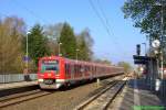 474 114 + 474 120 als S3 nach Pinneberg am 15.04.2015 in Neukloster (Kreis Stade)